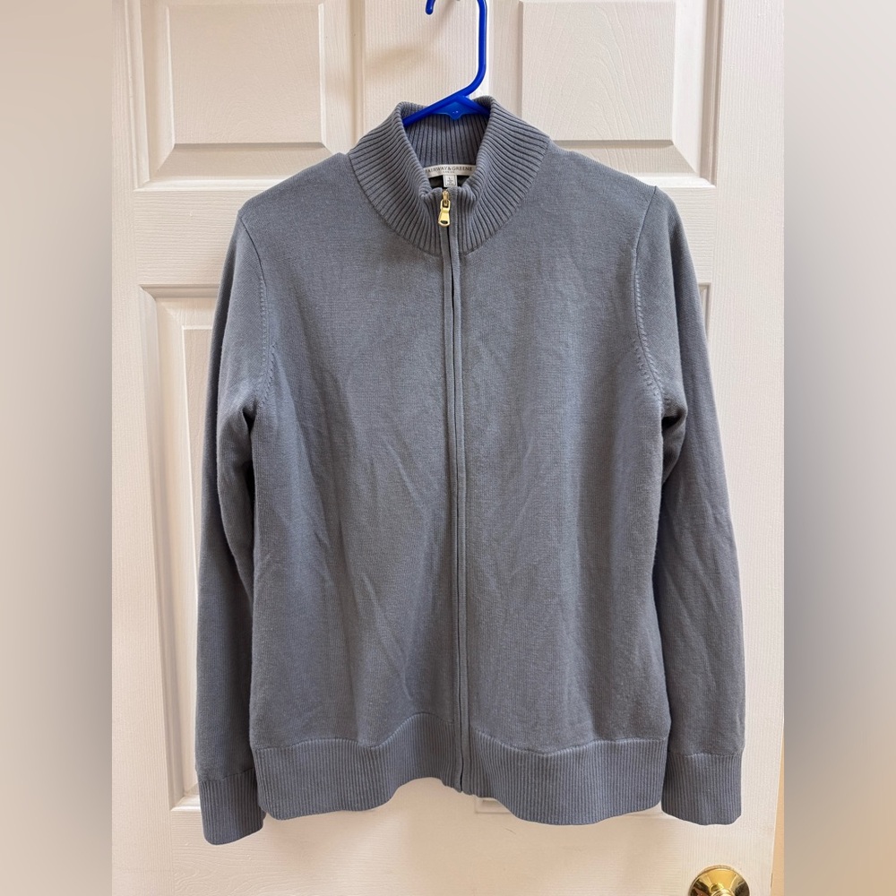 Fairway & Greene Women’s Abbey Merino Windsweater FullZip Golf Jacket Size Large